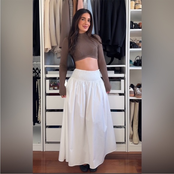 Zara Dresses & Skirts - Zara White Maxi Skirt